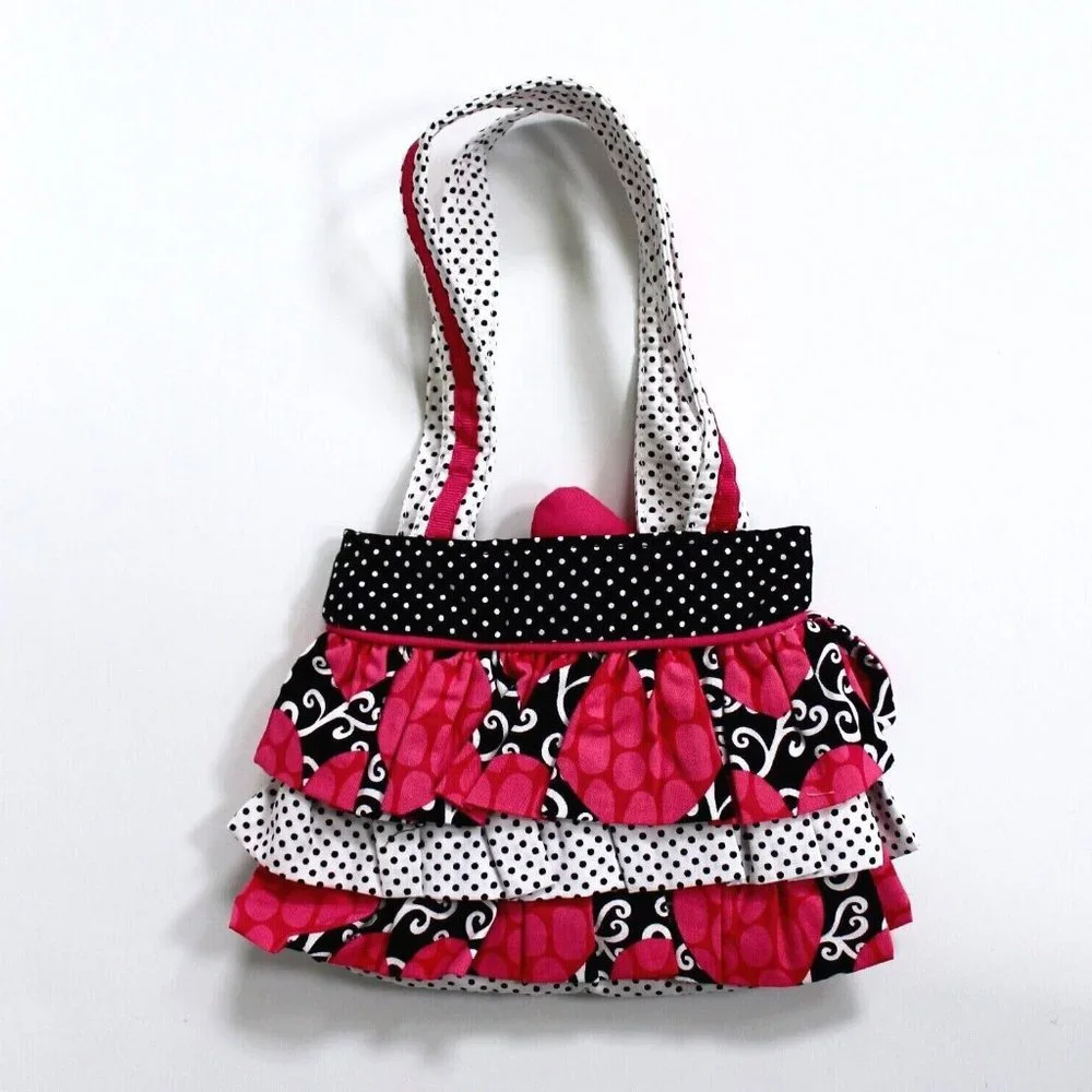 Douglas Christine Clarke Sassy Kids Hot Jazz Tote Bag - Pink/Black/White